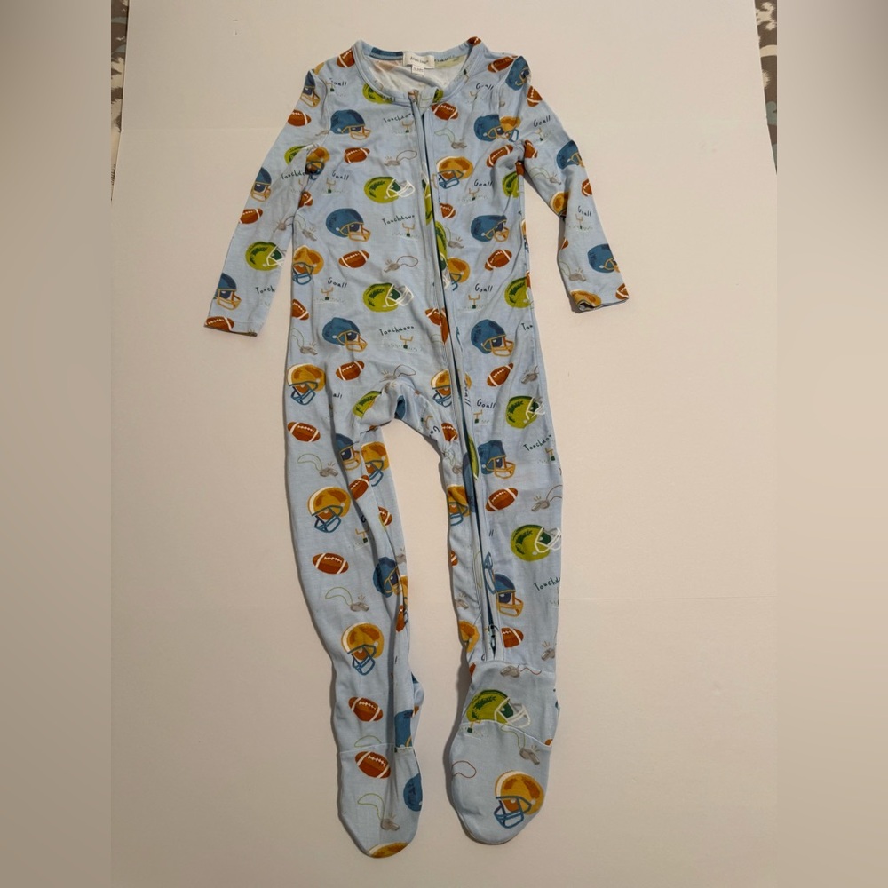 Angel Dear Football Footie Pajama
